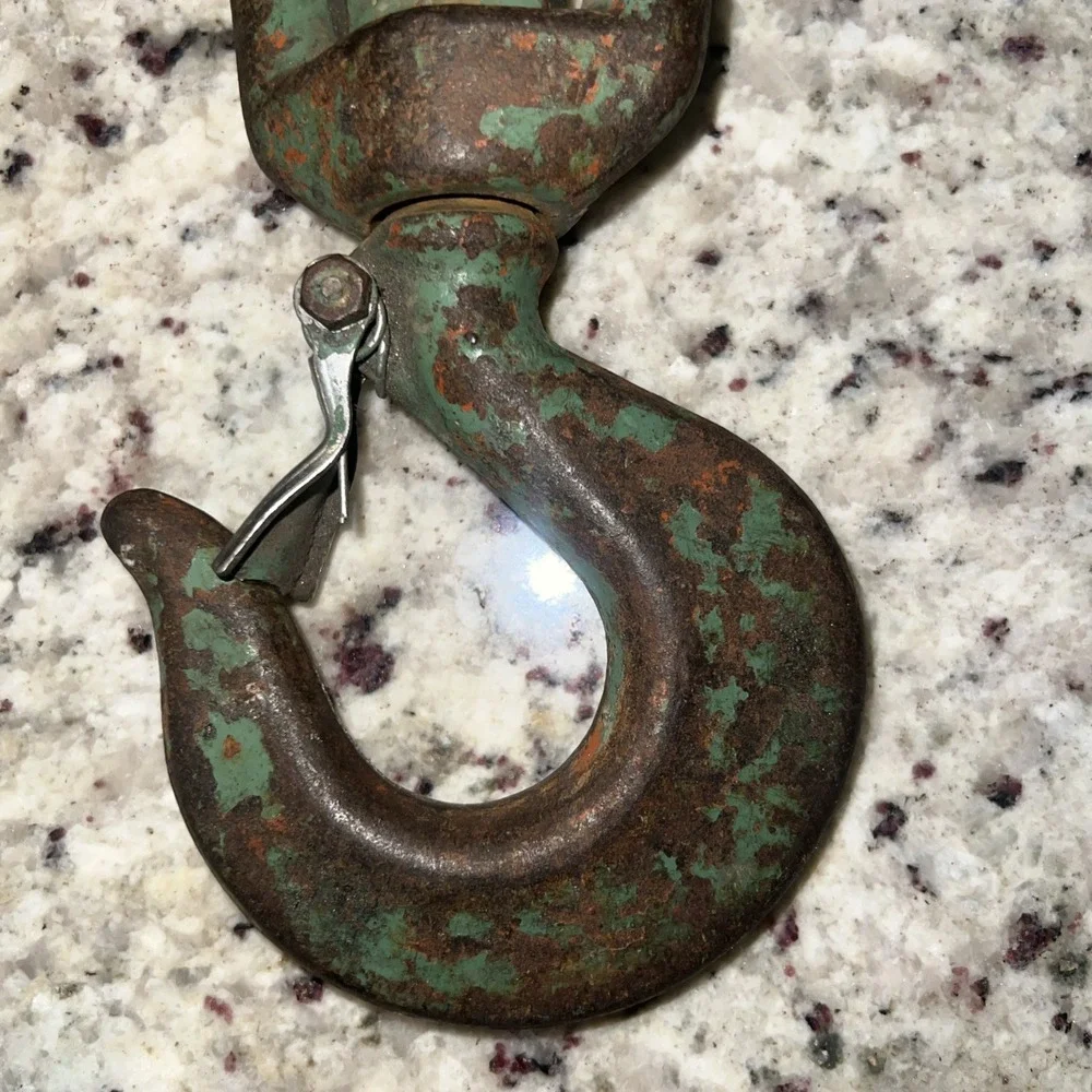 Crosby Genuine Eye‎ Slip Hook with Safety Latch 5 Ton Work Load Limit Green